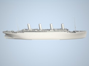 Rms Titanic Cruise Ship 3D Модель