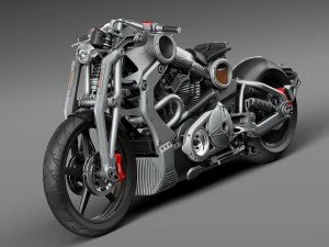 Lutador de combate confederado P51 Modelo 3D