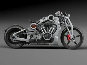 Confederate P51 Combat Fighter 3D Model