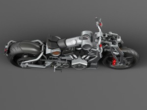 Confederate P51 Combat Fighter 3D 모델