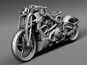 Confederate P51 Combat Fighter 3D 모델