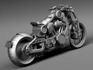 Confederate P51 Combat Fighter 3D 모델