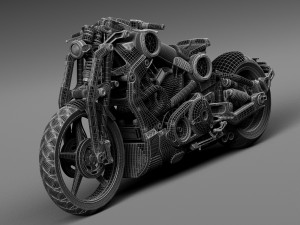 Confederate P51 Combat Fighter 3D 모델
