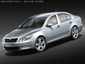 Skoda Octavia Sedan 2009 Modello 3D