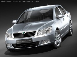 Skoda Octavia Sedan 2009 3D-Modell