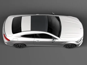 Mercedes-Benz C63 AMG Coupe 2017 3D Model