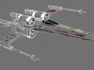Star Wars X-wing Fighter MK1 Modelo 3D