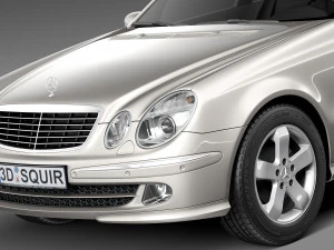 Mercedes-Benz E-Class W211 2002-2009 3D Model