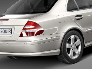 Mercedes-Benz E-Class W211 2002-2009 3D Model