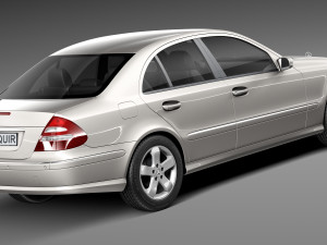 Mercedes-Benz E-Class W211 2002-2009 3D Model