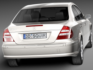 Mercedes-Benz E-Class W211 2002-2009 3D Model
