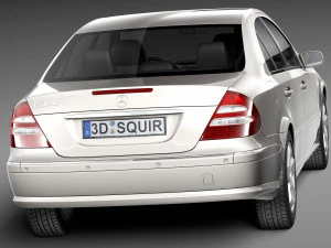 Mercedes-Benz E-Class W211 2002-2009 3D Model