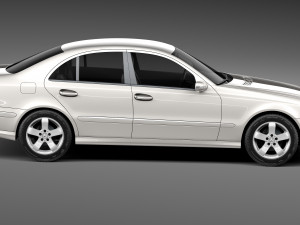 Mercedes-Benz E-Class W211 2002-2009 3D Model