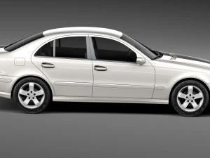 Mercedes-Benz E-Class W211 2002-2009 3D Model
