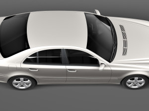 Mercedes-Benz E-Class W211 2002-2009 3D Model