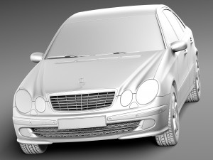 Mercedes-Benz E-Class W211 2002-2009 3D Model