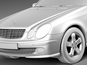 Mercedes-Benz E-Class W211 2002-2009 3D Model