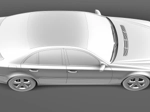 Mercedes-Benz E-Class W211 2002-2009 3D Model