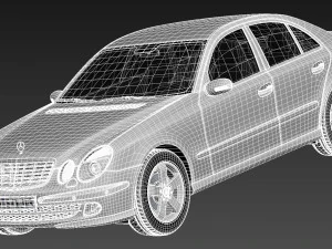 Mercedes-Benz E-Class W211 2002-2009 3D Model