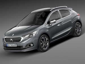 Citroen DS4 2016 3D 모델