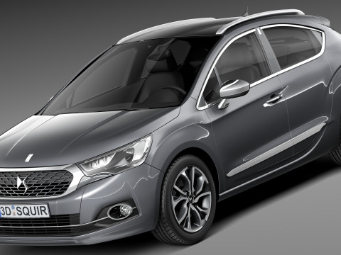 Citroen DS4 2016 3D Model