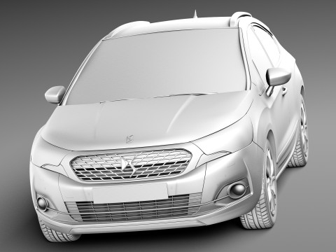 Citroen DS4 2016 3D 模型