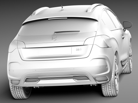 Citroen DS4 2016 3D 模型