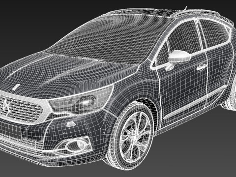 Citroen DS4 2016 3D 模型