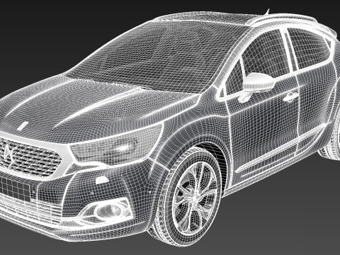 Citroen DS4 2016 3D 模型