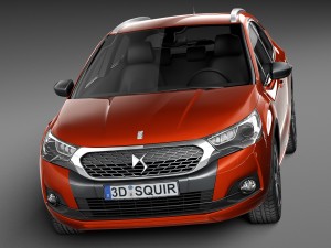 Citroen DS4 Crossback 2016 3D 모델