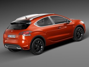 Citroen DS4 Crossback 2016 3D 모델