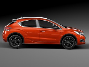 Citroen DS4 Crossback 2016 3D 모델