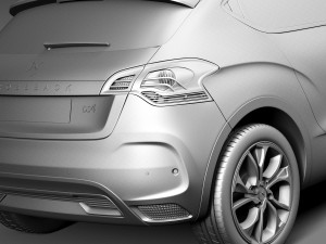 Citroen DS4 Crossback 2016 3D 모델