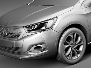 Citroen DS4 Crossback 2016 3D 모델