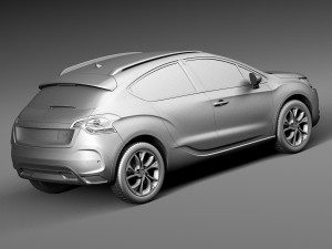 Citroen DS4 Crossback 2016 3D 모델