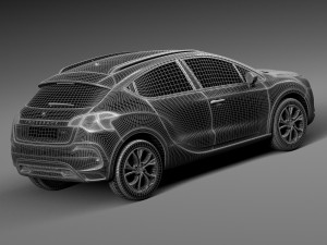 Citroen DS4 Crossback 2016 3D 모델