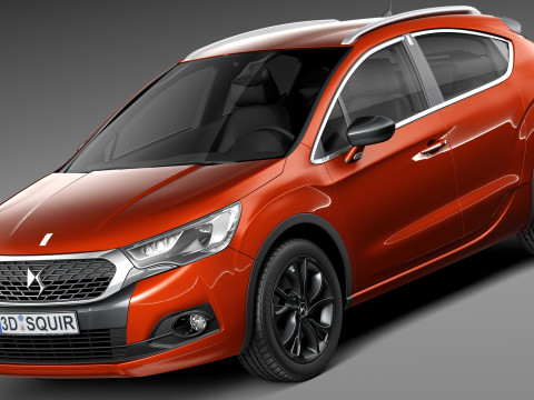 Citroen DS4 Crossback 2016 Modèle 3D