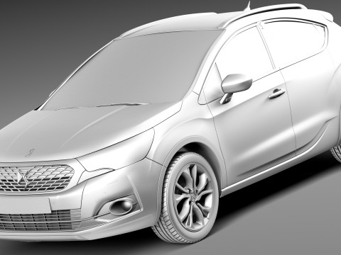Citroen DS4 Crossback 2016 3D 모델