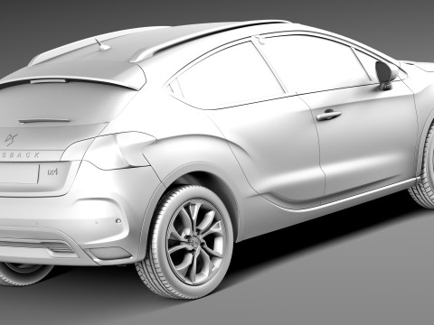Citroen DS4 Crossback 2016 3D 모델