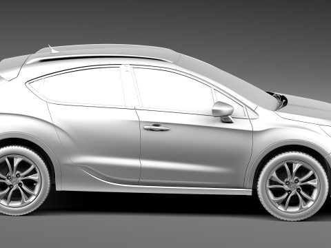 Citroen DS4 Crossback 2016 3D 모델