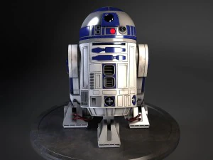 R2D2 Star Wars Droid Robot 3D Model