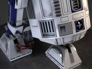 R2D2 Star Wars Droid Robot Modelo 3D