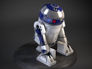 R2D2 Star Wars Droid Robot Modelo 3D