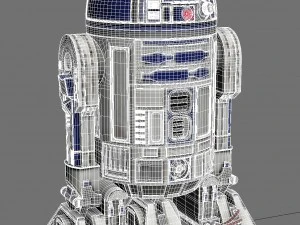 R2D2 Star Wars Droid Robot 3D Model