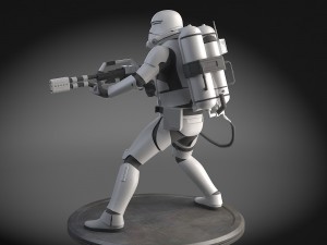 Star Wars First Order Flametrooper 3Dモデル