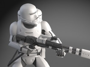 Star Wars First Order Flametrooper 3Dモデル
