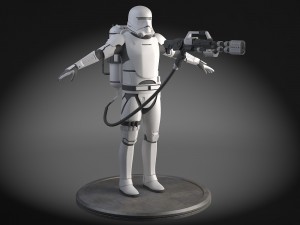 Star Wars First Order Flametrooper 3Dモデル