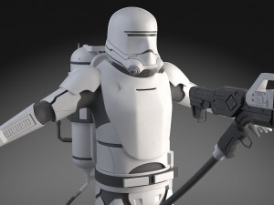 Star Wars First Order Flametrooper 3Dモデル