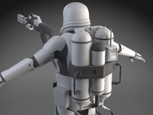 Star Wars First Order Flametrooper 3Dモデル