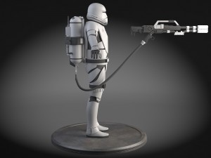 Star Wars First Order Flametrooper 3Dモデル